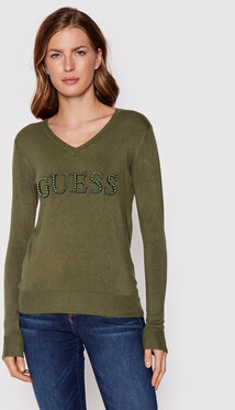 Zielony sweter Guess