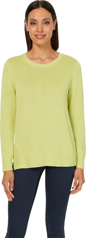 Zielony sweter Heine w stylu casual
