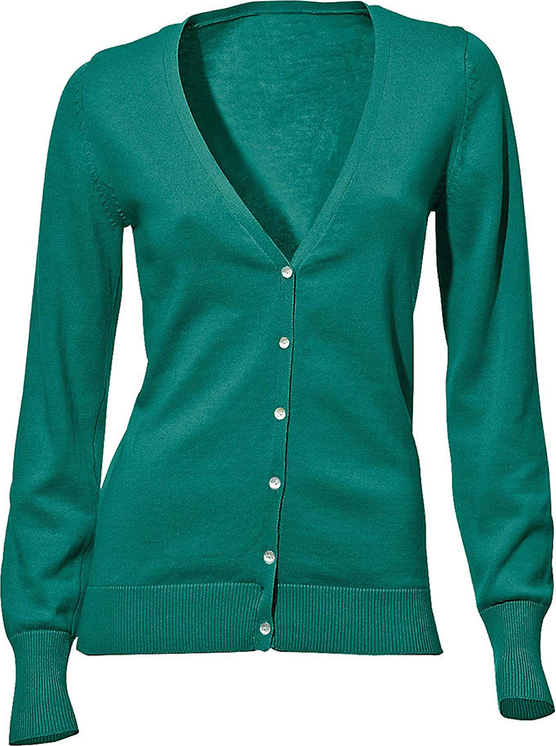 Zielony sweter Heine w stylu casual z bawełny