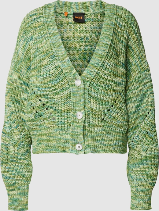 Zielony sweter Hugo Boss z bawełny