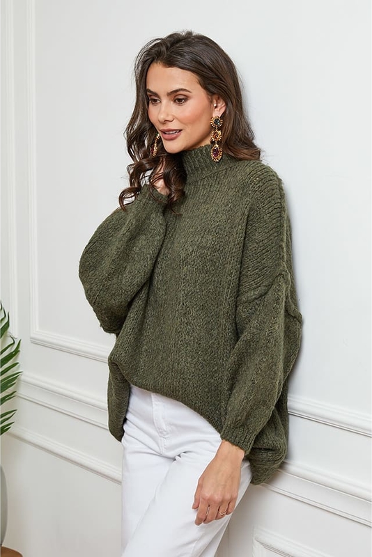 Zielony sweter Joséfine