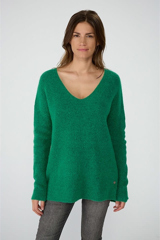 Zielony sweter Lieblingsstück z alpaki