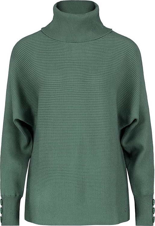 Zielony sweter Limango Polska w stylu casual