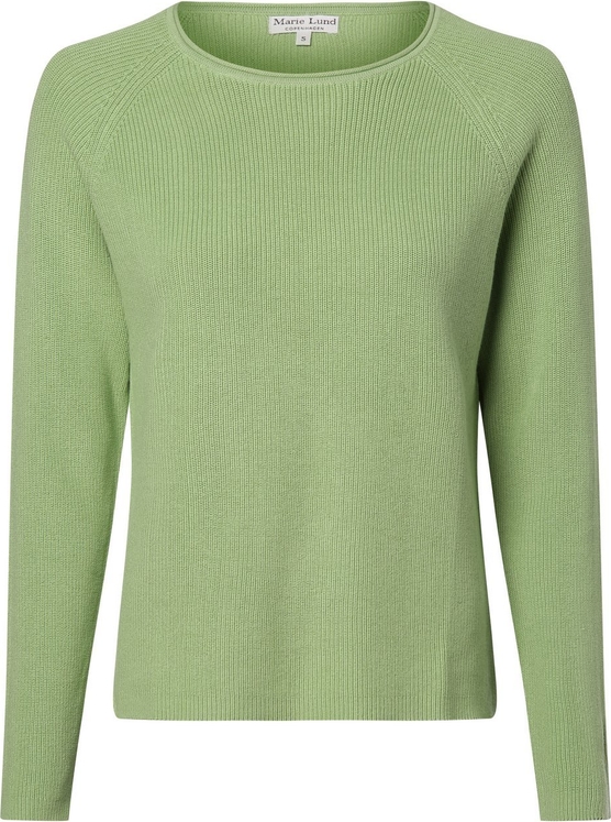 Zielony sweter Marie Lund z bawełny