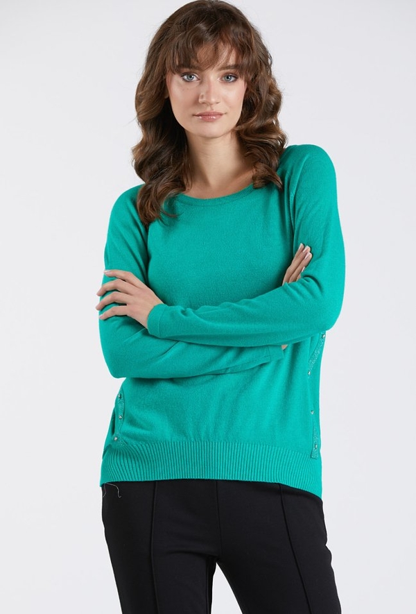 Zielony sweter Monnari w stylu casual