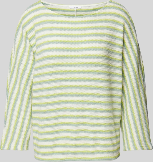 Zielony sweter Opus w stylu casual