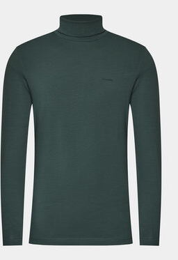Zielony sweter Pierre Cardin z golfem