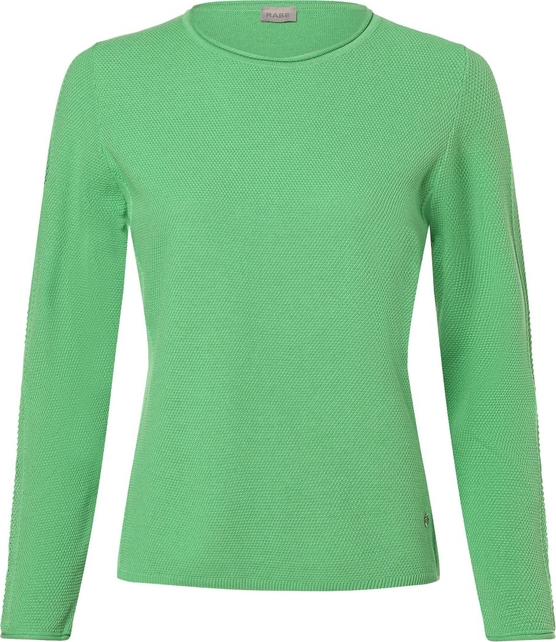 Zielony sweter Rabe w stylu casual z bawełny