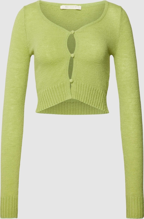 Zielony sweter Review w stylu casual
