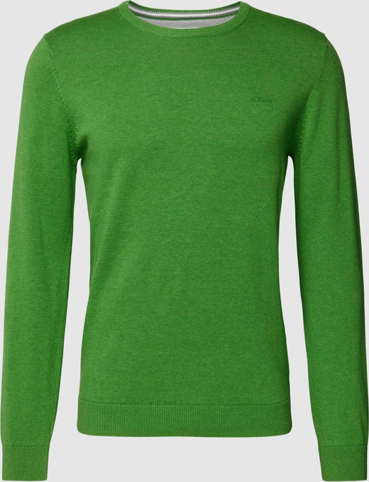 Zielony sweter S.Oliver z bawełny
