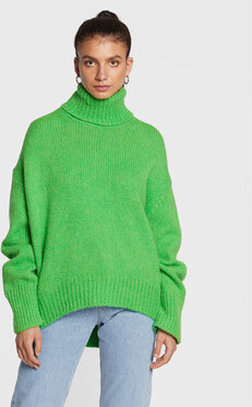 Zielony sweter Samsøe & Samsøe w stylu casual