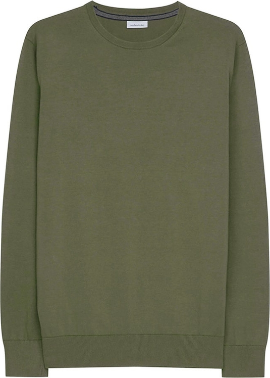 Zielony sweter Seidensticker w stylu casual z okrągłym dekoltem