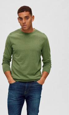 Zielony sweter Selected Homme