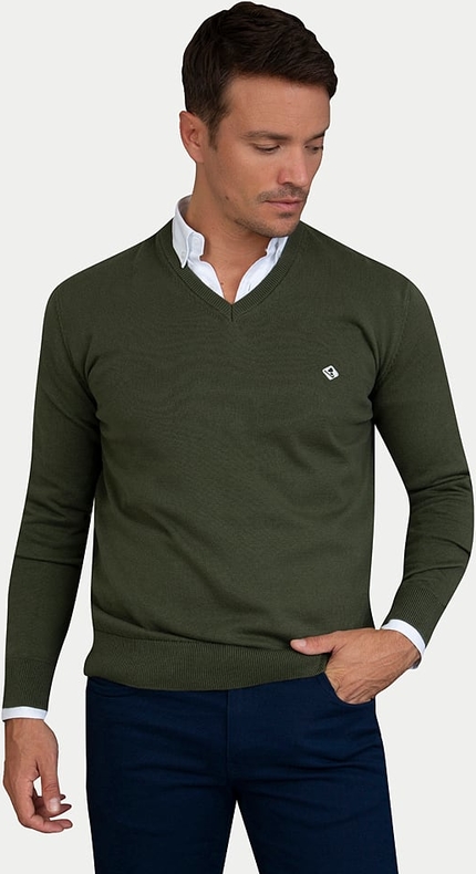 Zielony sweter Sir Raymond Tailor