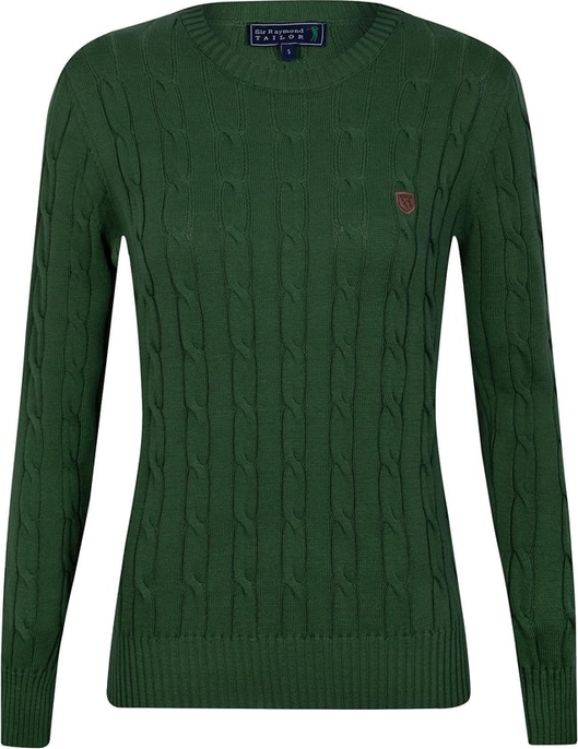 Zielony sweter Sir Raymond Tailor z bawełny
