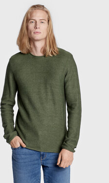 Zielony sweter Solid