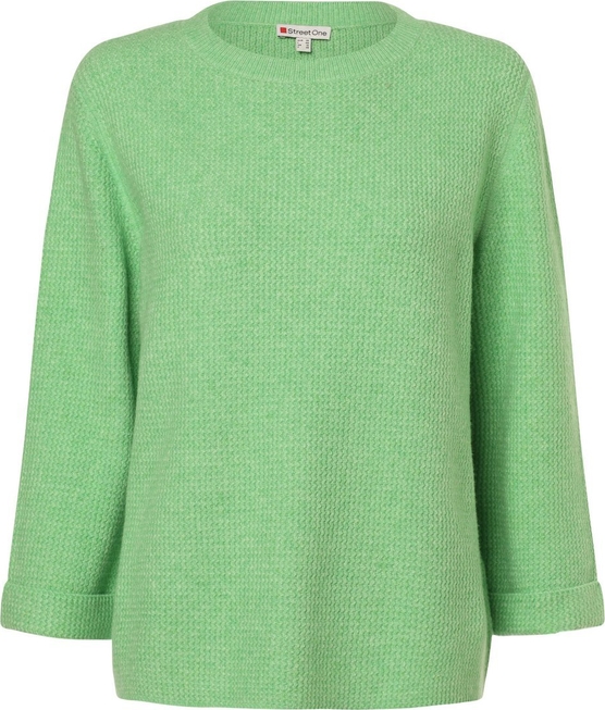 Zielony sweter STREET ONE z bawełny