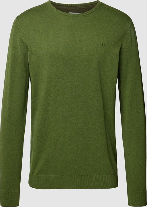 Zielony sweter Tom Tailor z bawełny