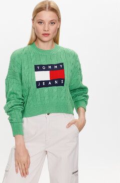 Zielony sweter Tommy Jeans