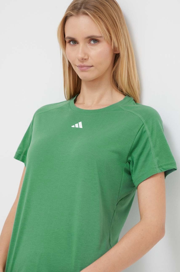 Zielony t-shirt Adidas Performance