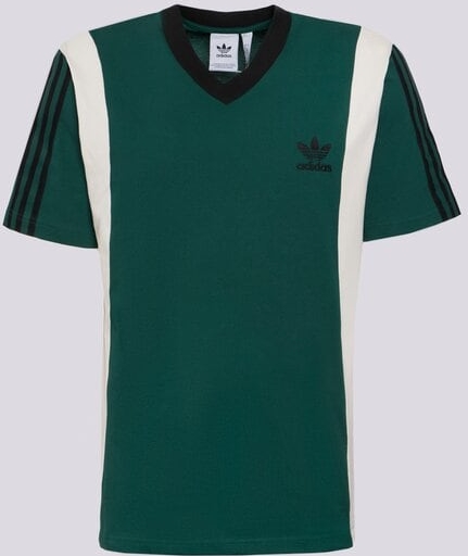 Zielony t-shirt Adidas z krótkim rękawem w street stylu