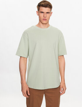 Zielony t-shirt Blend w stylu casual z krótkim rękawem