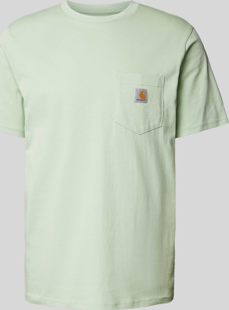 Zielony t-shirt Carhartt WIP z bawełny