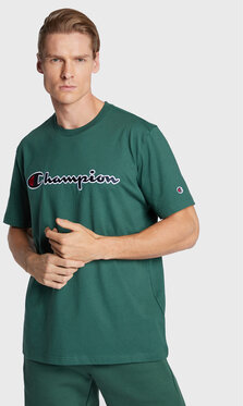 Zielony t-shirt Champion w młodzieżowym stylu