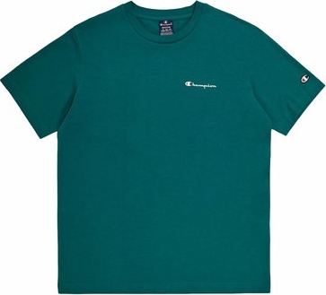 Zielony t-shirt Champion z krótkim rękawem