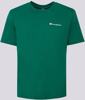 Zielony t-shirt Champion z krótkim rękawem w street stylu