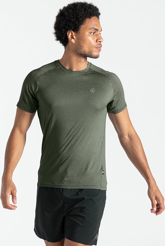 Zielony t-shirt Dare 2b w sportowym stylu z krótkim rękawem