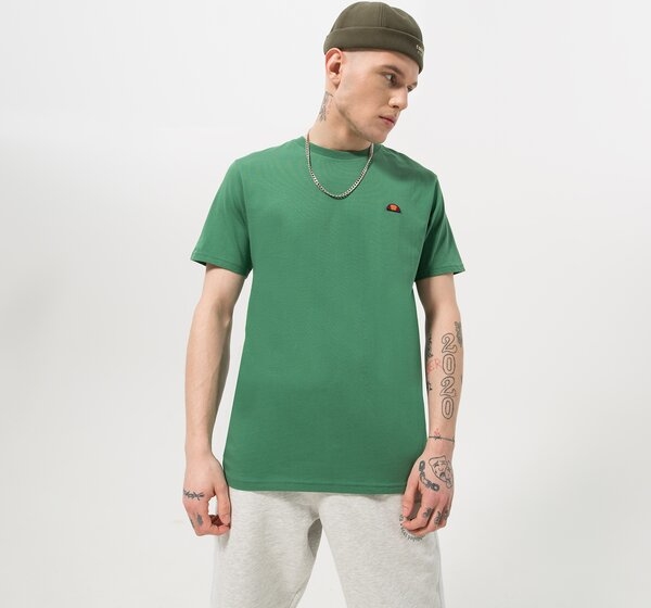 Zielony t-shirt Ellesse z krótkim rękawem