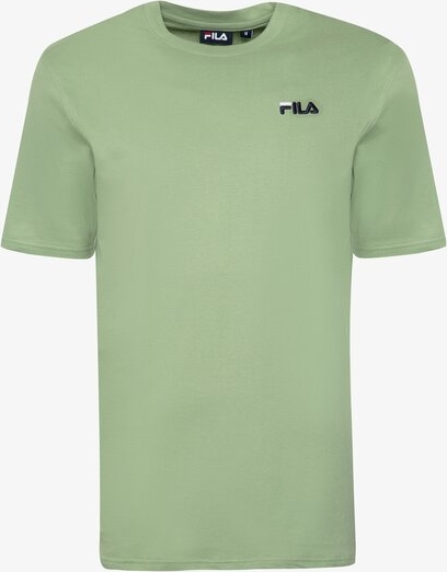 Zielony t-shirt Fila w sportowym stylu