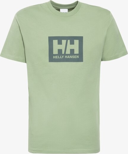 Zielony t-shirt Helly Hansen w młodzieżowym stylu