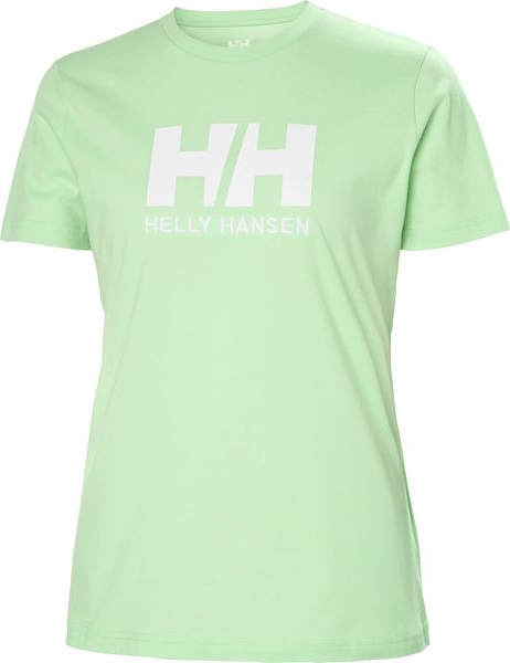 Zielony t-shirt Helly Hansen z krótkim rękawem
