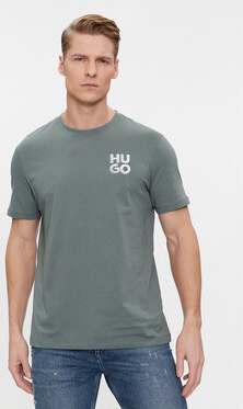 Zielony t-shirt Hugo Boss w młodzieżowym stylu