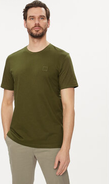 Zielony t-shirt Hugo Boss w stylu casual