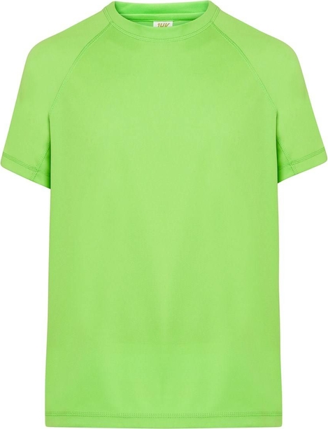 Zielony t-shirt jk-collection.pl w stylu casual z krótkim rękawem