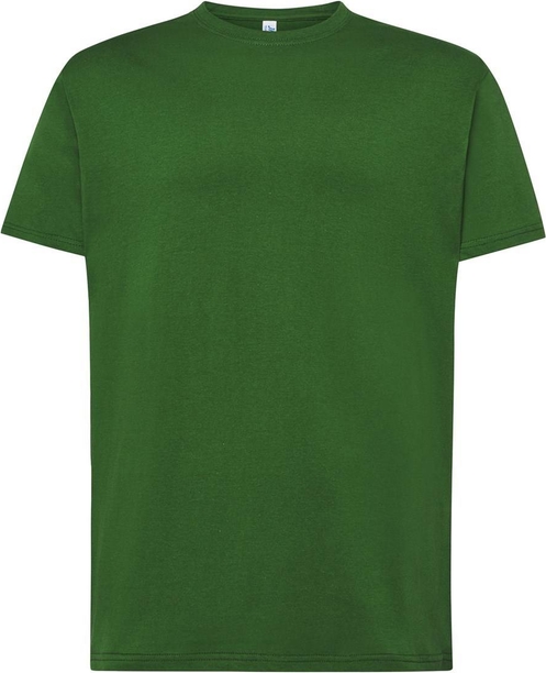 Zielony t-shirt JK Collection z bawełny w stylu casual