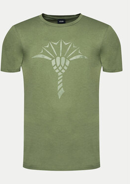 Zielony t-shirt Joop! w młodzieżowym stylu z krótkim rękawem