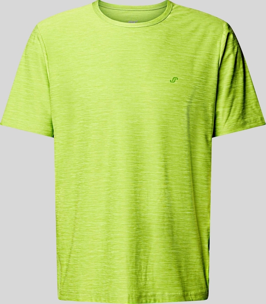 Zielony t-shirt Joy z krótkim rękawem w stylu casual