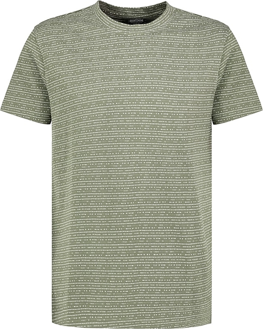 Zielony t-shirt Limango Polska z krótkim rękawem z bawełny