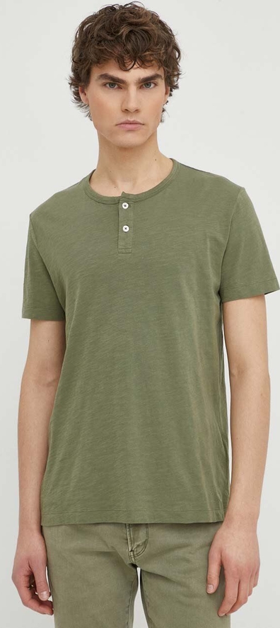 Zielony t-shirt Marc O'Polo z krótkim rękawem