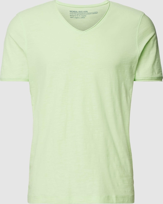 Zielony t-shirt McNeal z bawełny