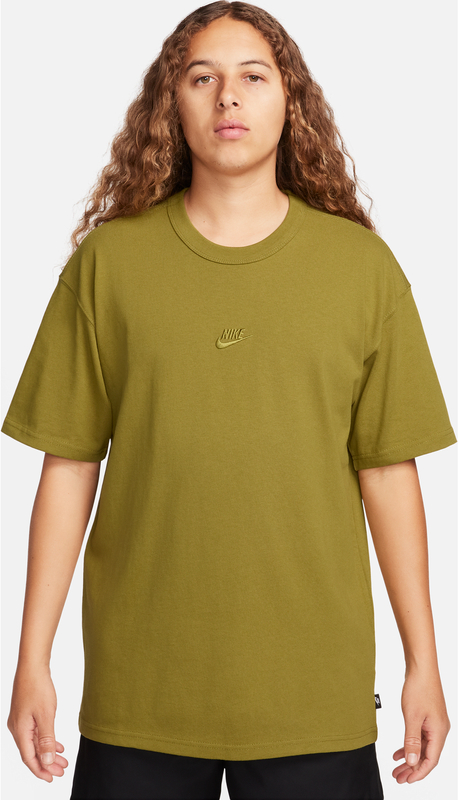Zielony t-shirt Nike z bawełny