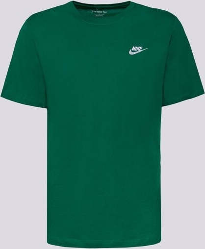 Zielony t-shirt Nike z krótkim rękawem w street stylu