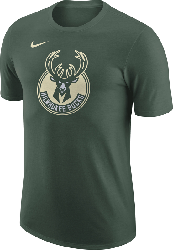 Zielony t-shirt Nike z nadrukiem w sportowym stylu