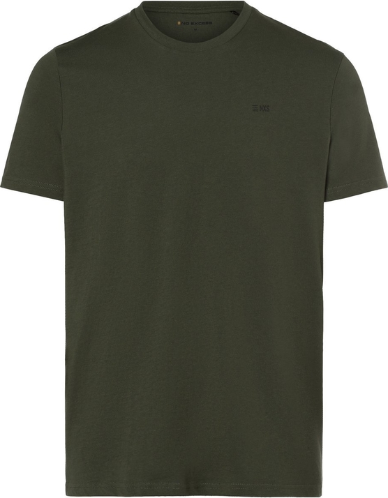 Zielony t-shirt No Excess z nadrukiem