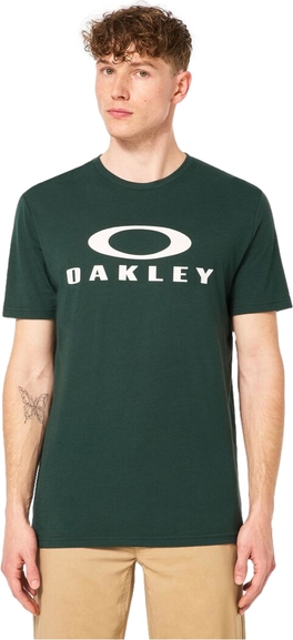 Zielony t-shirt Oakley z krótkim rękawem z bawełny