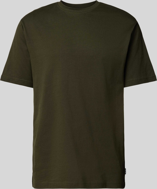 Zielony t-shirt Only & Sons w stylu casual z bawełny z krótkim rękawem